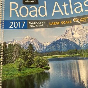 Rand McNally Road Atlas 2017 Edition, Large Scale, EUC